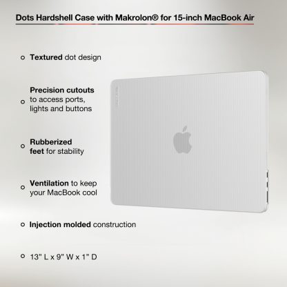 Incase Dots Hardshell Case with Makrolon® for 15-inch MacBook Air (M2-M4, 2023-2025) - Image 3