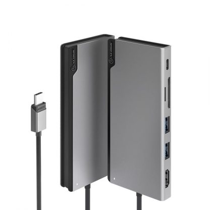 ALOGIC ULDUNIV2-SGR laptop dock/port replicator Wired USB 3.2 Gen 1 (3.1 Gen 1) Type-C Grey