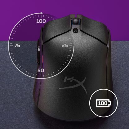 HyperX Pulsefire Haste 2 - Wireless Gaming Mouse (Black) - Image 8