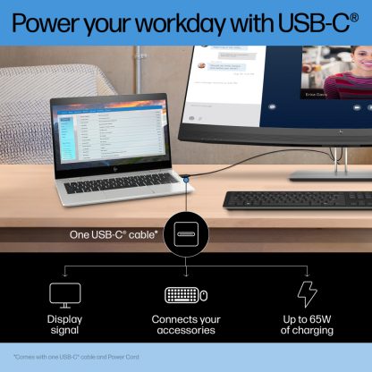 HP E34m G4 WQHD Curved USB-C Conferencing Monitor - Image 10
