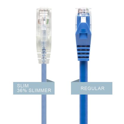 ALOGIC 5m Blue Series Alpha Ultra Slim Cat6 Network Cable, UTP, 28AWG - Image 4