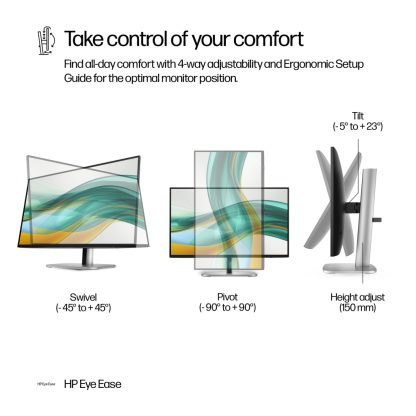 HP Series 5 Pro 23.8 inch FHD Monitor - 524pf - Image 12