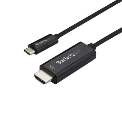 StarTech.com 3ft (1m) USB C to HDMI Cable - 4K 60Hz USB Type C to HDMI 2.0 Video Adapter Cable - Thunderbolt 3 Compatible - Lapt - Image 2