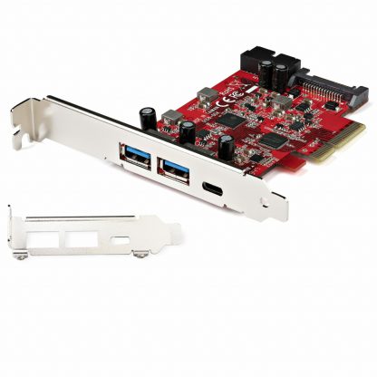 StarTech.com 5-Port USB PCIe Card - 10Gbps USB 3.1 Gen 2 PCIe Card w/ 1x USB-C & 2x USB-A - 1x 2 Port IDC (Internal 5Gbps USB He - Image 3