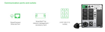 APC Smart-UPS SMT750IC - 6x C13, USB, SmartConnect, 750VA - Image 10