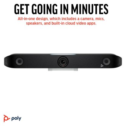 Poly Studio X52 All-In-One Video Bar with TC10 Controller Kit - Image 6