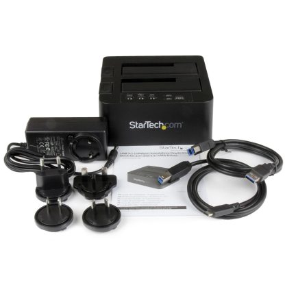 StarTech.com Standalone Hard Drive Duplicator, Dual Bay HDD/SSD Cloner/Copier, USB 3.1 (10Gbps) to SATA III HDD/SSD Docking Sta - Image 7
