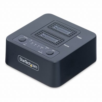 StarTech.com 1:1 M.2 NVMe Drive Duplicator, Standalone M.2 SSD Cloner/Copier up to 90GBpm, USB 3.2 20Gbps M.2 Dual-Bay Drive Do - Image 2