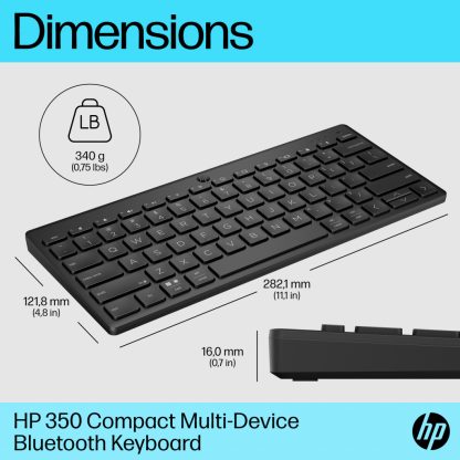 HP 350 Compact Multi-Device Bluetooth Keyboard - Image 10