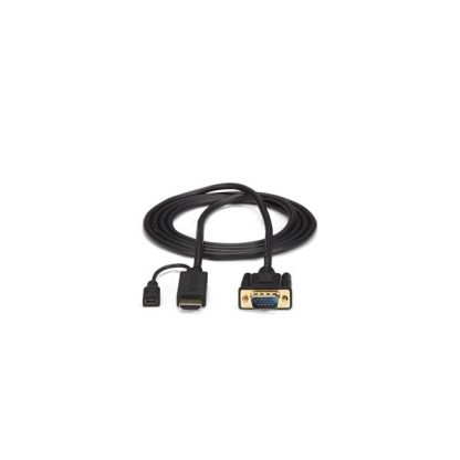 StarTech.com 10 ft HDMI to VGA Active Converter Cable - HDMI to VGA Adapter - 1920x1200 or 1080p - Image 2