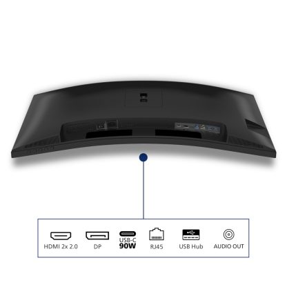 Philips 3000 series 34B2U3600C/75 computer monitor 86.4 cm (34") 3440 x 1440 pixels Wide Quad HD LCD Black - Image 3