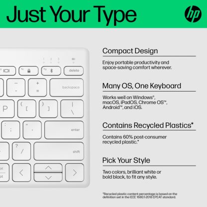 HP 350 Compact Multi-Device Bluetooth Keyboard - Image 9