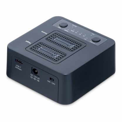 StarTech.com 1:1 M.2 NVMe Drive Duplicator, Standalone M.2 SSD Cloner/Copier up to 90GBpm, USB 3.2 20Gbps M.2 Dual-Bay Drive Do - Image 4
