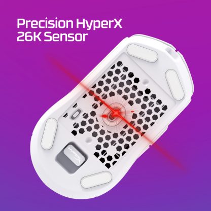 HyperX Pulsefire Haste 2 - Wireless Gaming Mouse (White) - Image 6