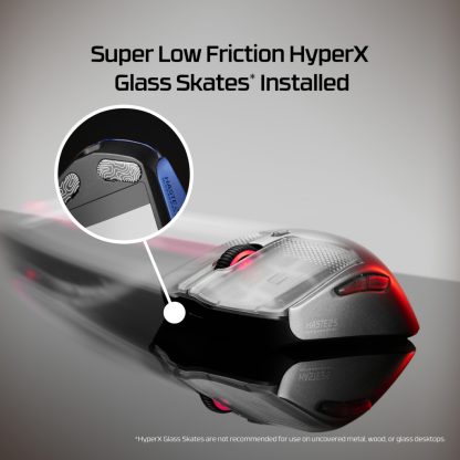 HyperX Pulsefire Haste 2 S Silver Wireless Gaming Mouse - Image 3