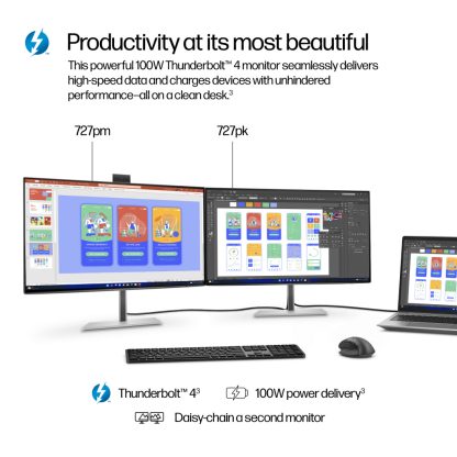 HP Series 7 Pro 27 inch 4K Thunderbolt 4 Monitor - 727pk - Image 7