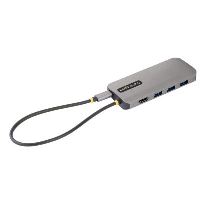 StarTech.com USB C Multiport Adapter 4K 60Hz HDMI Video, 3 Pt 5Gbps USB-A Hub, 100W USB Power Delivery Pass-Through/GbE/SD/Micr - Image 7