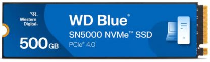 Western Digital WD BLUE 500GB SN5000 PCIE M.2 2280 3D NVMe SSD.