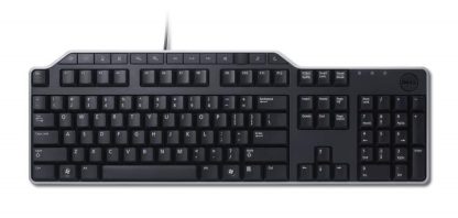 DELL KB522 keyboard Office USB QWERTY US English Black, Silver