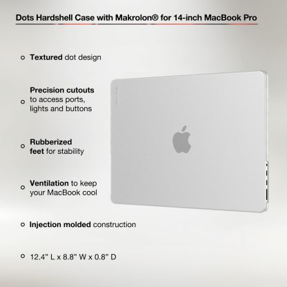 Incase Dots Hardshell Case with Makrolon® for 14-inch MacBook Pro (M1-M4, 2021-2024) - Image 3