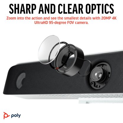 Poly Studio X52 All-In-One Video Bar with TC10 Controller Kit - Image 8