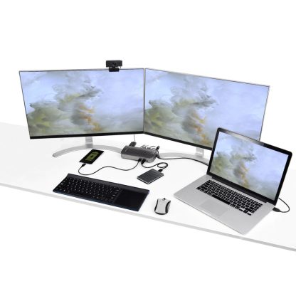 StarTech.com USB-C USB-A Dock - Hybrid Universal USB 3.0 Docking Station for USB-C or USB-A Laptop - Dual Monitor 4K 60Hz HDMI/ - Image 6