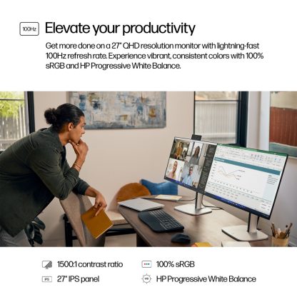 HP Series 5 Pro 27 inch QHD Monitor - 527pq - Image 7