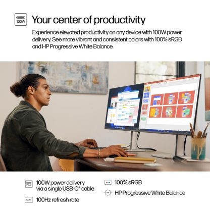 HP Series 5 Pro 27 inch QHD USB-C Monitor - 527pu - Image 12