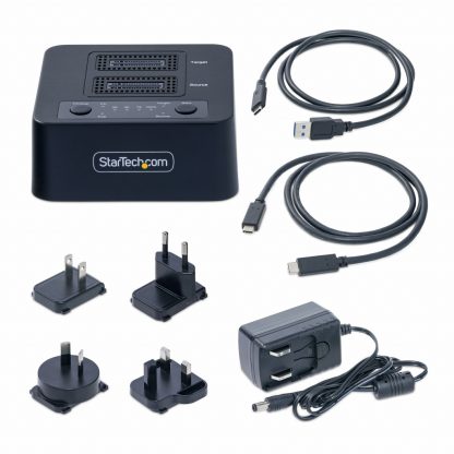 StarTech.com 1:1 M.2 NVMe Drive Duplicator, Standalone M.2 SSD Cloner/Copier up to 90GBpm, USB 3.2 20Gbps M.2 Dual-Bay Drive Do - Image 7