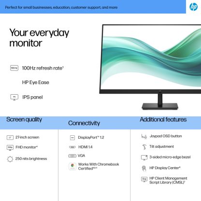 HP Series 3 Pro 27 inch FHD Monitor - 327pf - Image 5