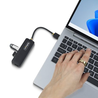 StarTech.com 4-Port USB-A Hub, 5Gbps, Bus Powered, Small Travel Mini USB Hub, Multi-Port USB 3.0 Splitter, Portable USB Hub, Ov - Image 9