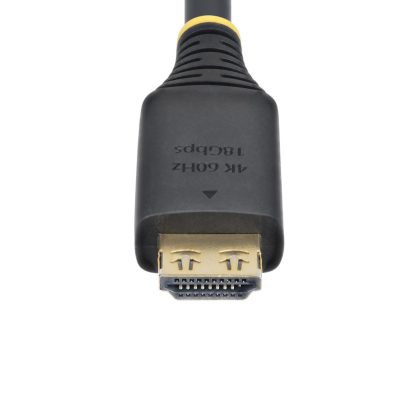 StarTech.com 15ft (4.5m) High Speed HDMI Cable with Gripping Connectors, 4K 60Hz/1440p 144Hz, HDR10/HDCP 2.2/ARC, 18Gbps, UHD H - Image 10