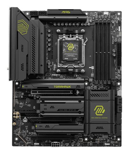 MSI MAG X870E TOMAHAWK WIFI motherboard AMD X870E Socket AM5 ATX - Image 2