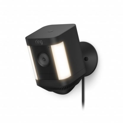 Ring Spotlight Cam Plus Plug In Black