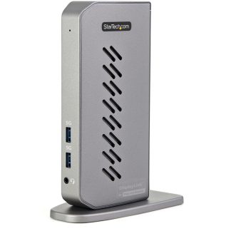 StarTech.com USB-C USB-A Dock - Hybrid Universal USB 3.0 Docking Station for USB-C or USB-A Laptop - Dual Monitor 4K 60Hz HDMI/D