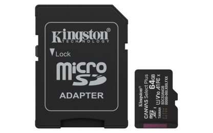 Kingston Technology 64GB microSDXC Canvas Select Plus Gen3 100MB/s A1 Card + Adapter - Image 9