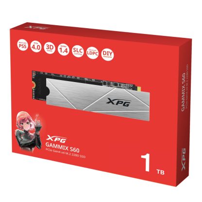 XPG GAMMIX S60 1 TB M.2 PCI Express 4.0 NVMe 3D NAND - Image 4