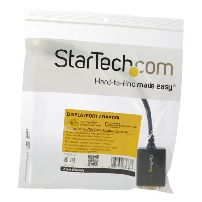 StarTech.com DisplayPort to VGA Adapter - Active DP to VGA Converter - 1080p Video - DisplayPort Certified - DP/DP++ Source to - Image 9