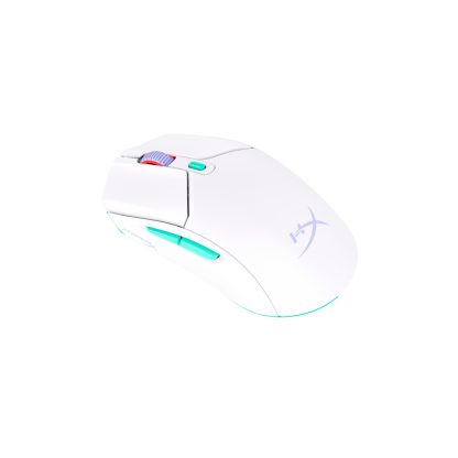 HyperX Pulsefire Haste 2 Core Wls - Gaming Mouse (Wht/Grn/Pur) - Image 2