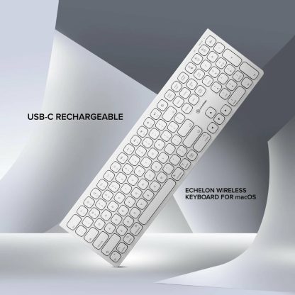 ALOGIC Echelon USB-C Rechargeable Wireless Keyboard for macOS - Image 3