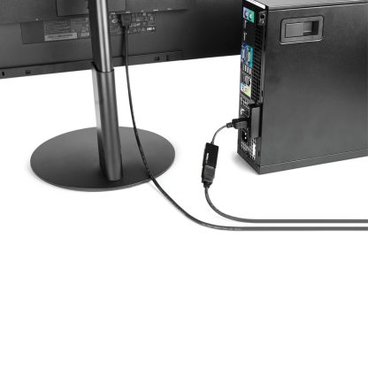 StarTech.com DisplayPort to HDMI Adapter - 4K 60Hz Active DP 1.4 to HDMI 2.0 Video Converter - DP to HDMI Monitor/TV/Display Ca - Image 2
