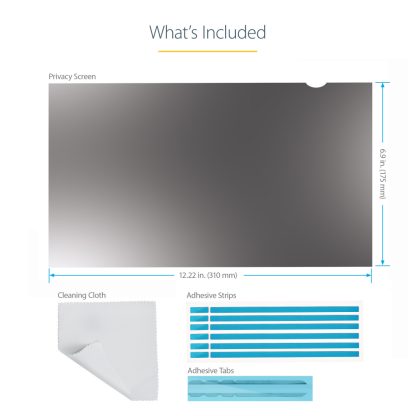 StarTech.com 14in Laptop Privacy Screen - Anti-Glare Privacy Filter for Widescreen (16:9) Displays - Laptop Monitor Screen Prote - Image 15