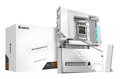 GIGABYTE X870 AORUS STEALTH ICE Motherboard - Supports AMD Ryzen 9000 CPUs, 16+2+2 Phases Digital VRM, up to 8200Hz DDR5 (OC), - Image 8