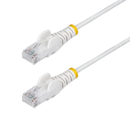StarTech.com 7m White Slim CAT6 Ethernet Cable, Snagless, 100W PoE, UTP, LSZH, 28AWG Pure Bare Copper Wire, Slim RJ45 Network Pa - Image 12