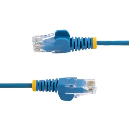 StarTech.com 7m Blue Slim CAT6 Ethernet Cable, Snagless, 100W PoE, UTP, LSZH, 28AWG Pure Bare Copper Wire, Slim RJ45 Network Pat - Image 3