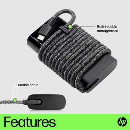 HP USB-C 65W Laptop Charger - Image 2