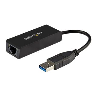 StarTech.com USB 3.0 to Gigabit Ethernet Network Adapter, 10/100/1000 Mbps, USB to RJ45, USB 3.0 to LAN Adapter, USB 3.0 Ethern