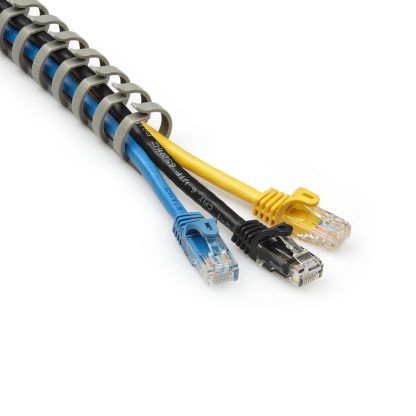 StarTech.com Flexible Cable Management Raceway Spine Vertebrae, 3/4"(20mm)W x 1/2"(14mm)H - 20"(0.5m) length, Nylon 66 Network - Image 5