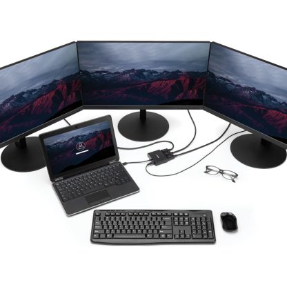 StarTech.com 3-Port Multi Monitor Adapter - Mini DisplayPort to DisplayPort MST Hub, Dual 4K 30Hz & 1x 1080p - Video Splitter f - Image 6