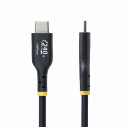 StarTech.com 3m USB-C Charging Cable, USB-IF Certified USB C Cable, 240W PD EPR, USB 2.0 Type-C Laptop Charger Cord, USB-C Data - Image 3